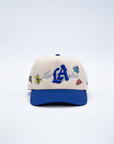 Pantone Flowers | Snapback Hat | Natural & Royal