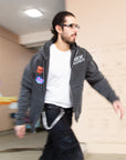LA Stickered Heavy Duty Zip Up