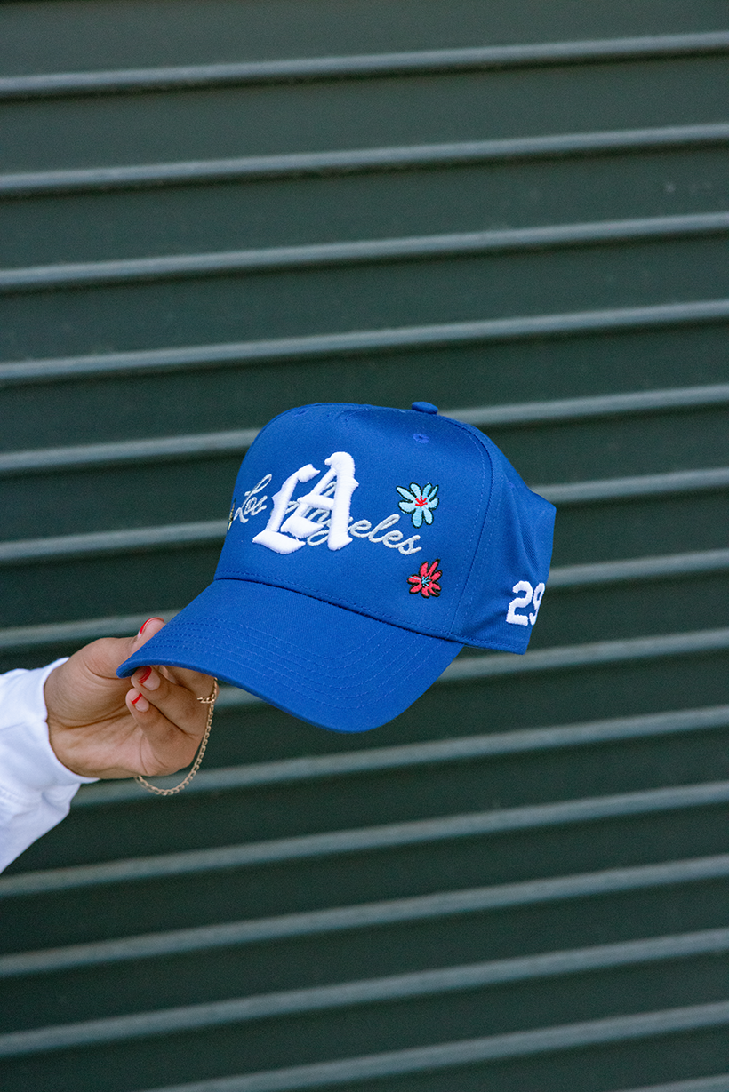 Pantone Flowers | Snapback Hat | Royal Blue