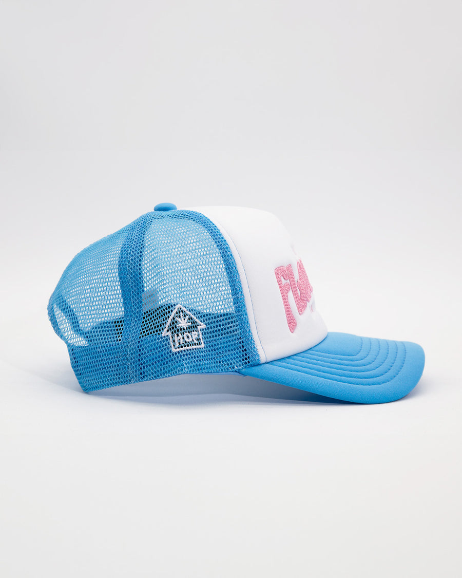 HOF LOGO | TRUCKER HAT | BABY BLUE