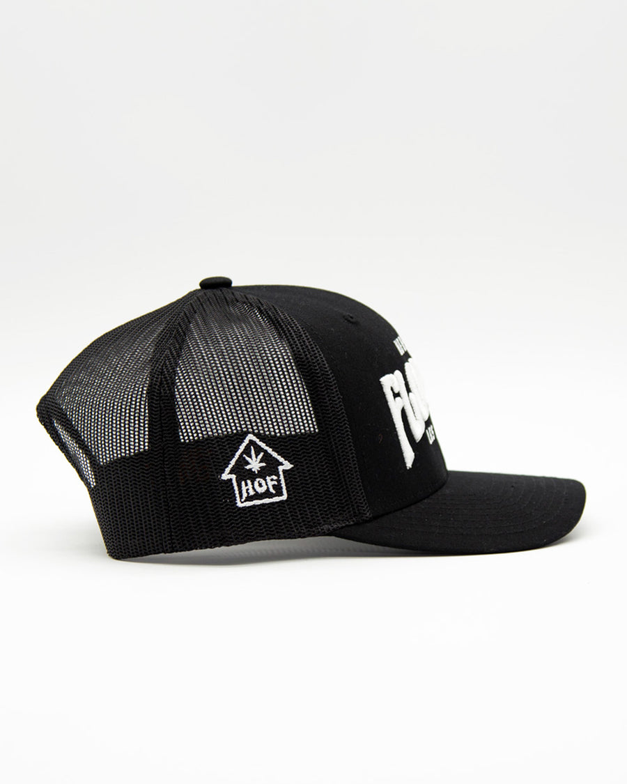 HOF LOGO | TRUCKER HAT | BLACK