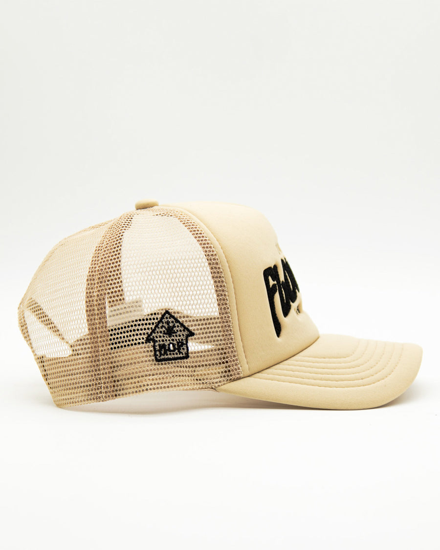 HOF LOGO | TRUCKER HAT | TAN