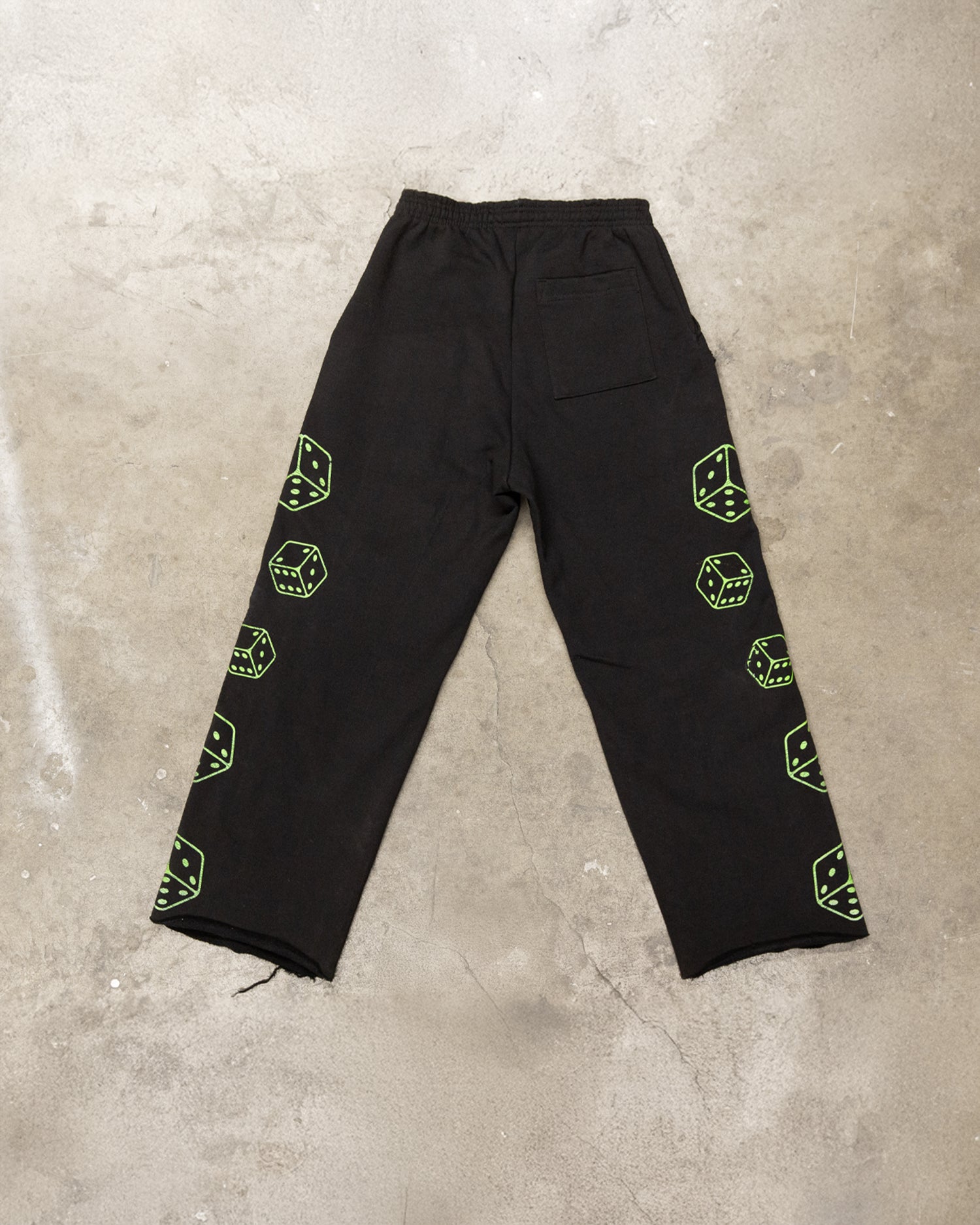 THE FLOWER ROOM STRAIGHT-LEG PANTS(DISTRESSED)