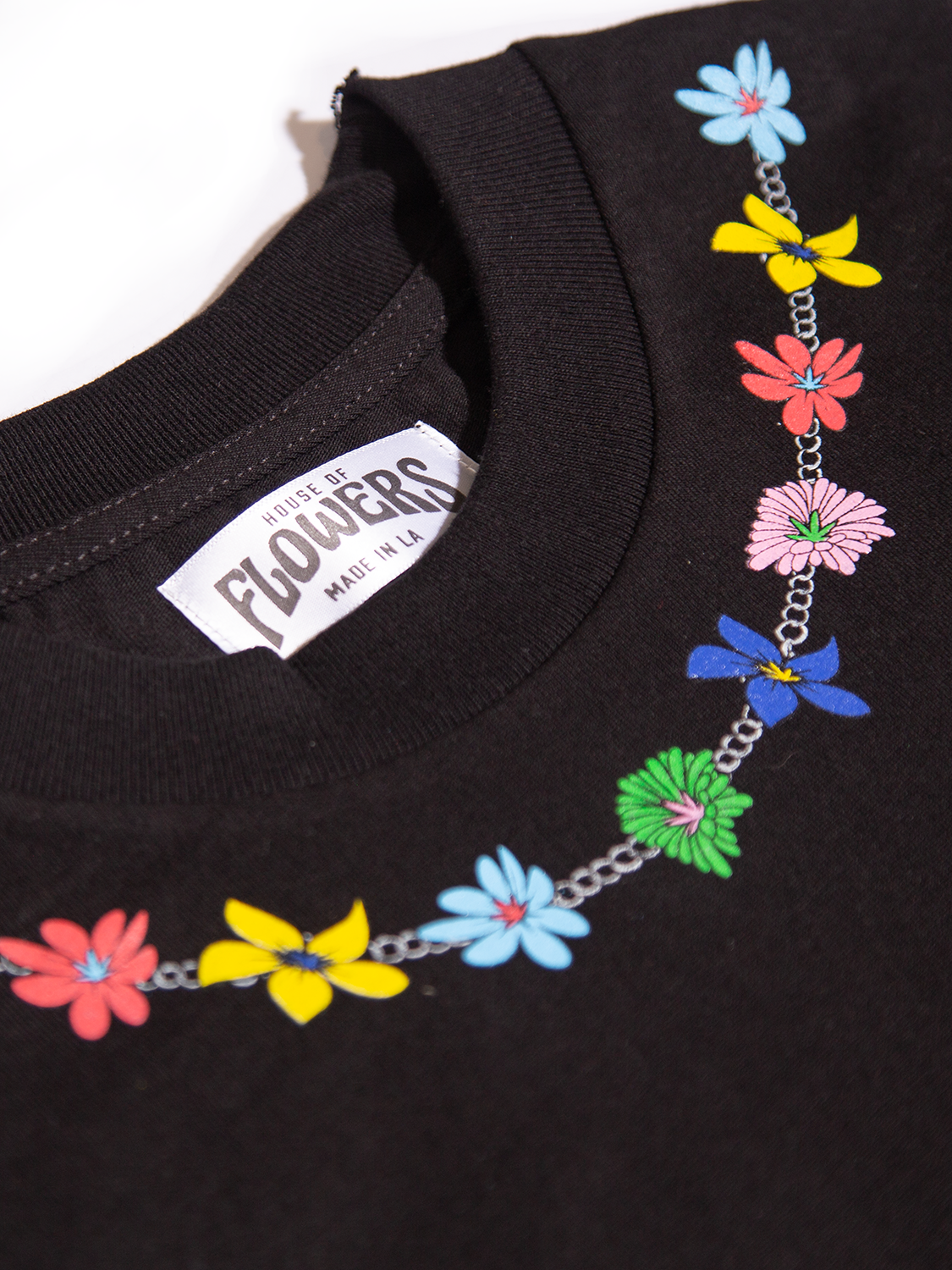 Chain of Flowers Box Tee