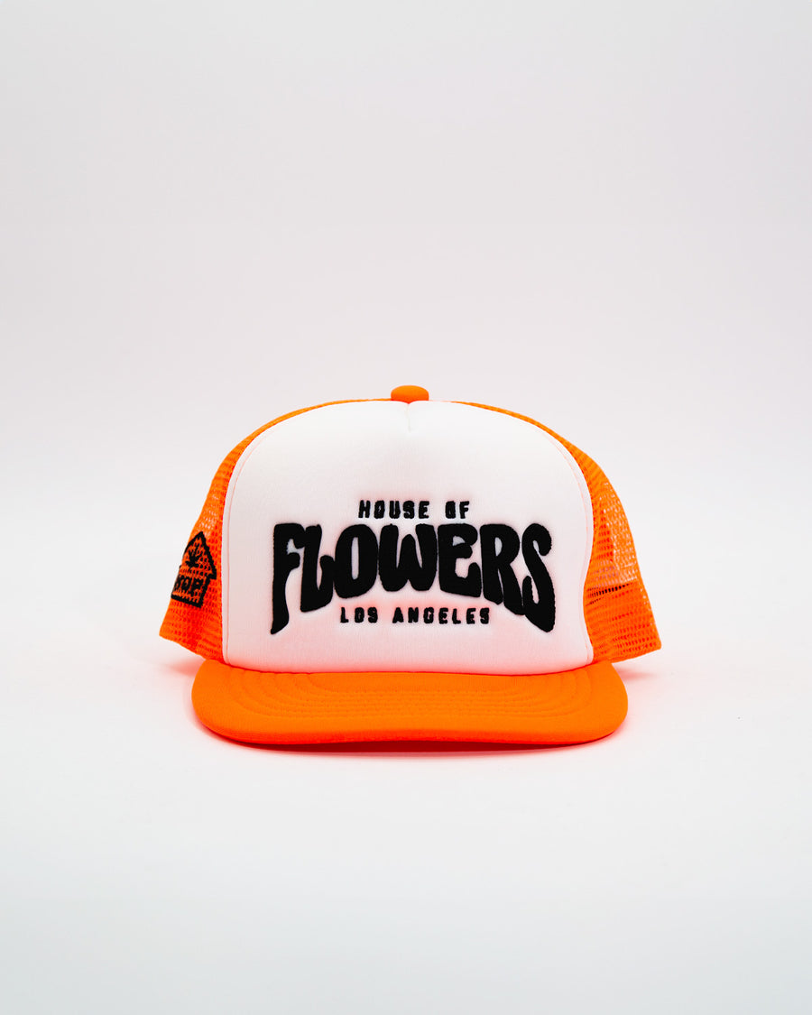 HOG LOGO | TRUCKER HAT| ORANGE