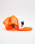 HOG LOGO | TRUCKER HAT| ORANGE